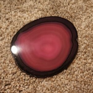 Pink and Purple Agate Slab